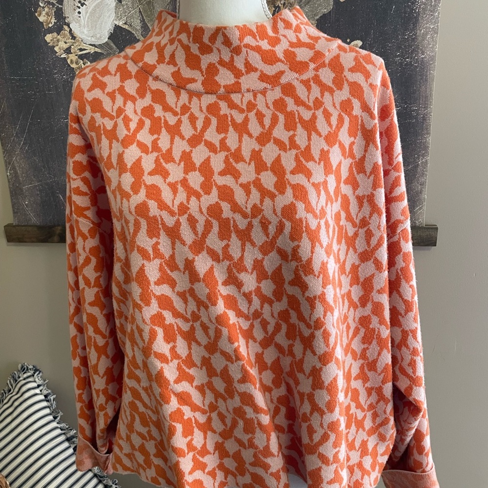 Maeve Anthropology Mock Neck Sweater